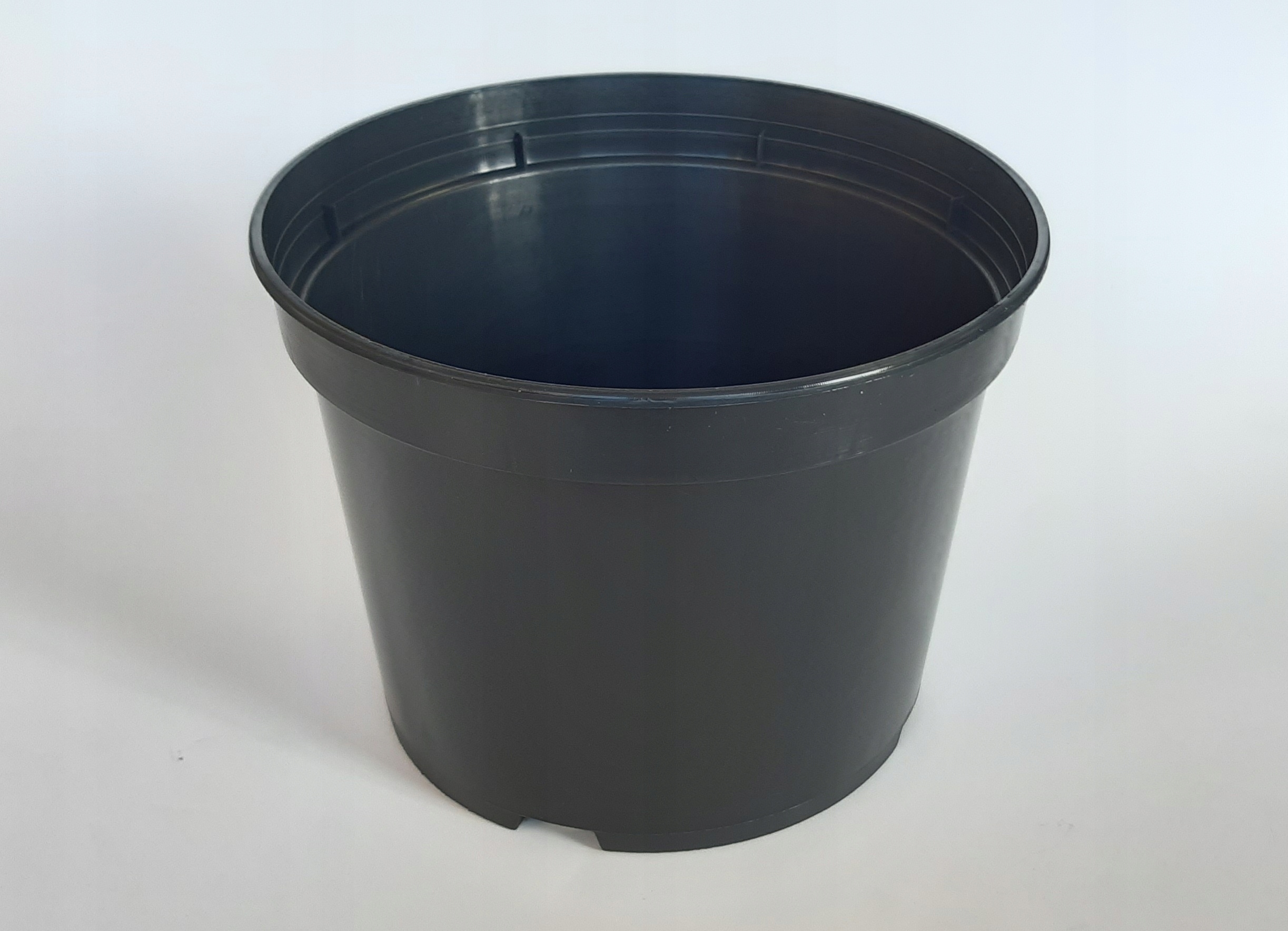 PSGR kvetináč 15 cm x 15 x 11,5 cm priemer 15 cm plastový čierny